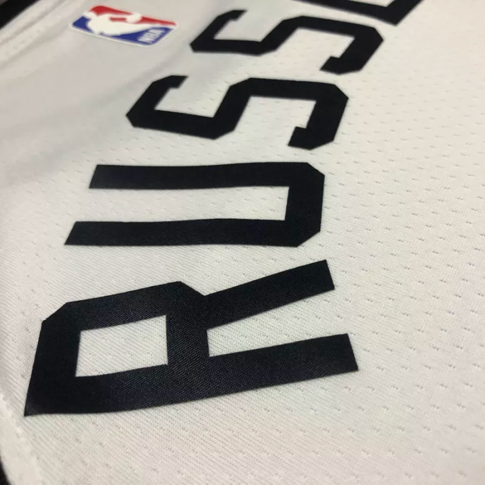 22-23 TIMBERWOLVES RUSSELL #0 White City Edition Top Quality Hot Pressing NBA Jersey