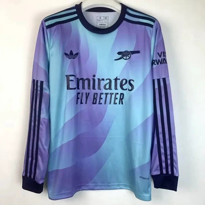 24-25 Arsenal Third Long Sleeve Soccer Jersey