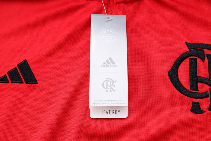 23-24 Flamengo High Quality Half Pull Tracksuit