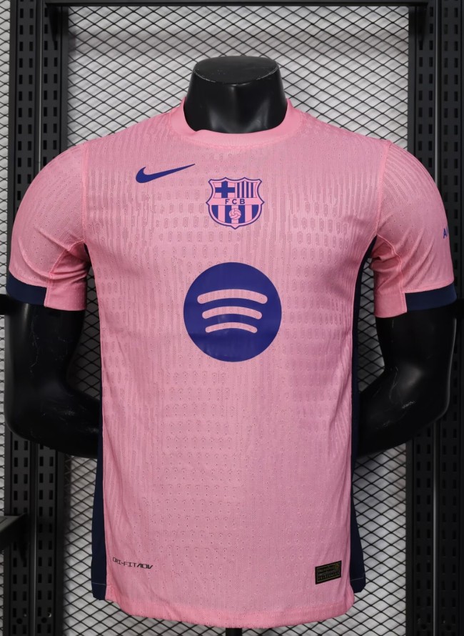 25-26 Barcelona Pink Special Edition Player Version Soccer Jersey