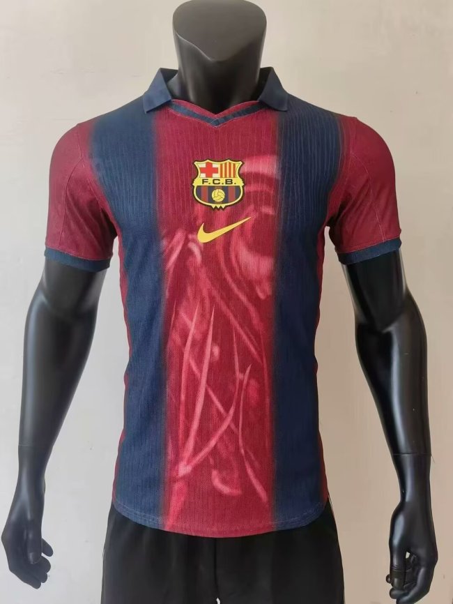 25-26 Barcelona Joint Edition Cactus Jack #2 BarcelonaCA Player Version Soccer Jersey*背后带名字号码