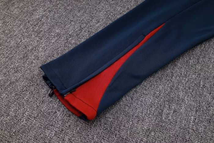 24-25 England High Quality Half Pull Tracksuit 