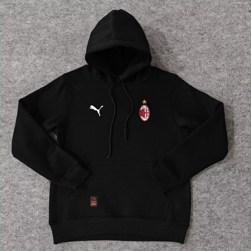 2024 AC Milan Black Fleece Hoodie