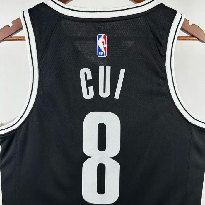 22-23 Nets CUI #8 Black Top Quality Hot Pressing NBA Jersey