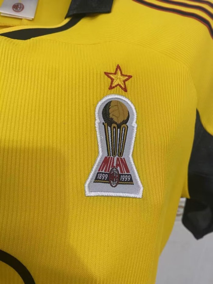 1999-2000 AC Milan Away Retro Soccer Jersey