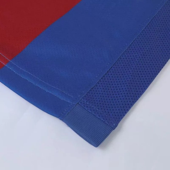 2006-2007 Barcelona Home Long Sleeve Retro Soccer Jersey