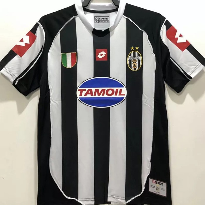2002-2003 Juventus Home Retro Soccer Jersey