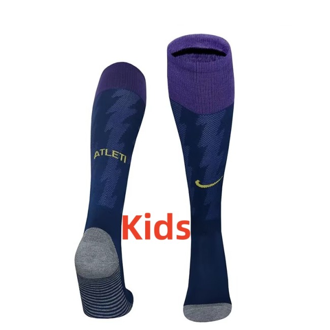25-26 Atlético Madrid Away Kids Socks