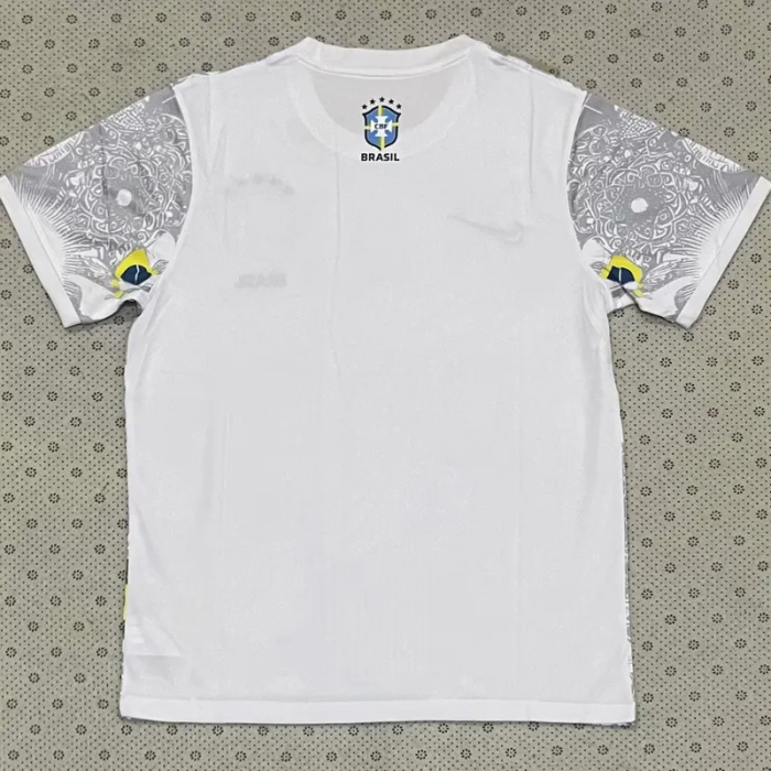 25-26 Brazil White Special Edition Fans Soccer Jersey