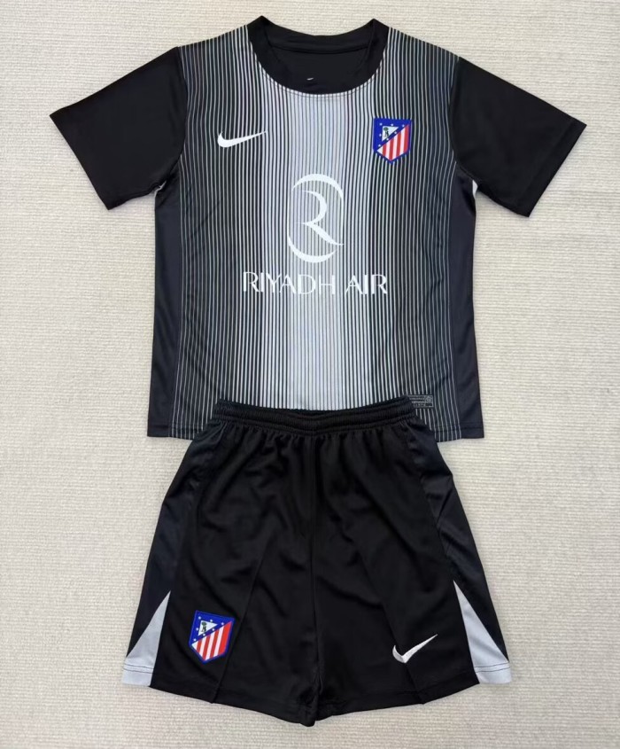 25-26 Atlético Madrid GoalKeeper Kids Soccer Jersey