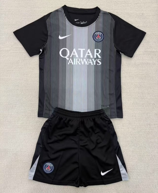25-26 Paris Saint-Germain GoalKeeper Kids Soccer Jersey