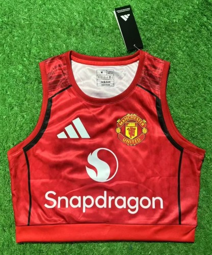 25-26 Manchester United Home Women Yoga Vest (女)