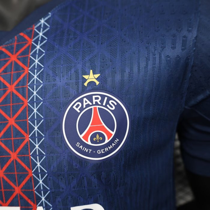 25-26 Paris Saint-Germain Home Player Version Soccer Jersey*带星