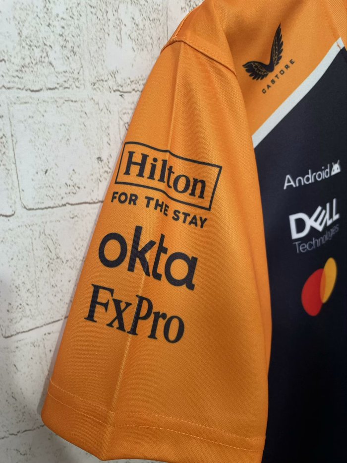 2025 F1 McLaren New Pattern Short Sleeve Racing Suit