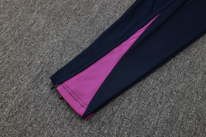 25-26 Barcelona High Quality Half Pull Tracksuit