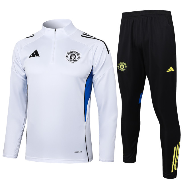 25-26 Manchester United High Quality Half Pull Tracksuit