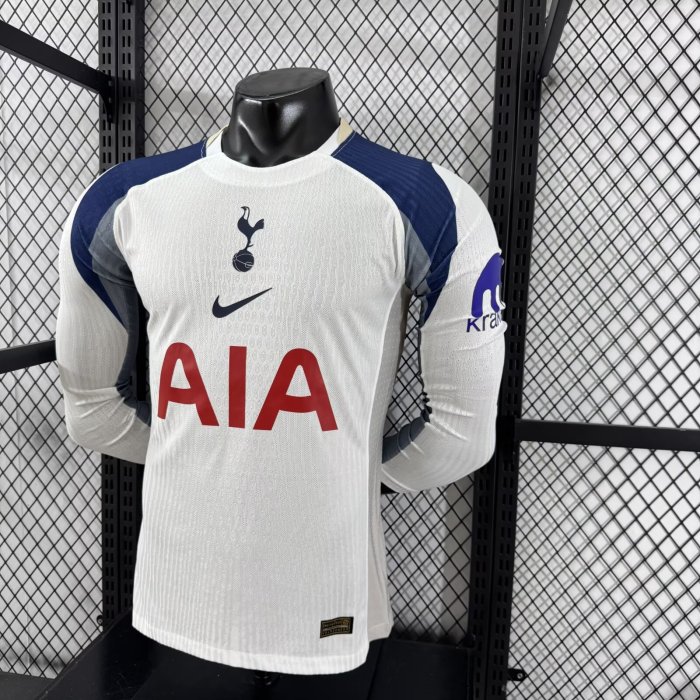 25-26 Tottenham Hotspur Home Long sleeves Player Version Soccer Jersey