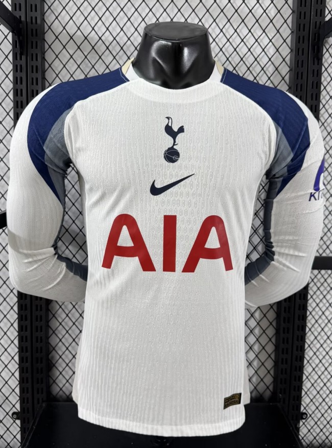 25-26 Tottenham Hotspur Home Long sleeves Player Version Soccer Jersey