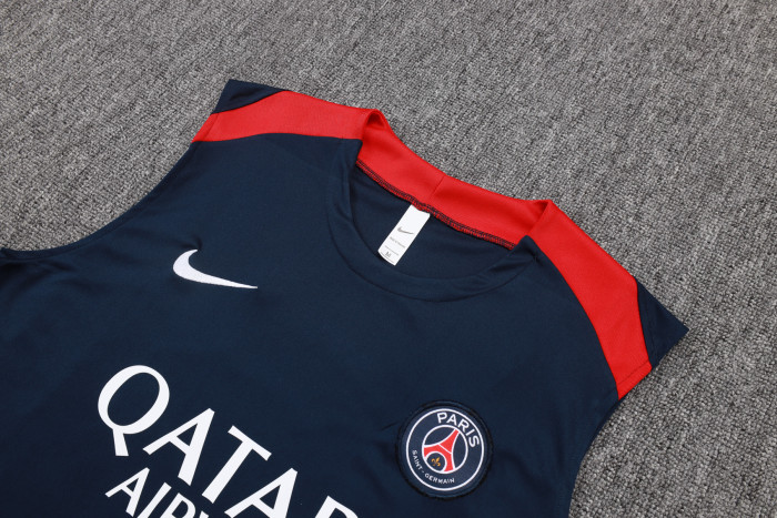 25-26 Paris Saint-Germain High quality Tank Top And Shorts Suit