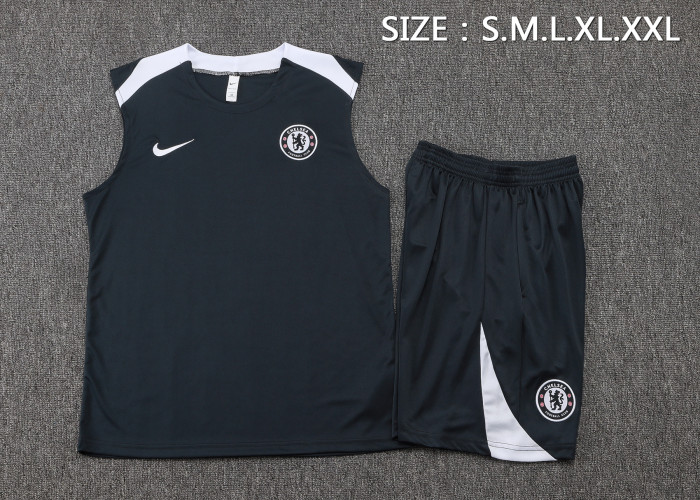 25-26 Chelsea High Quality Tank Top And Shorts Suit