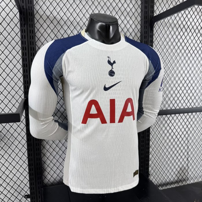 25-26 Tottenham Hotspur Home Long sleeves Player Version Soccer Jersey