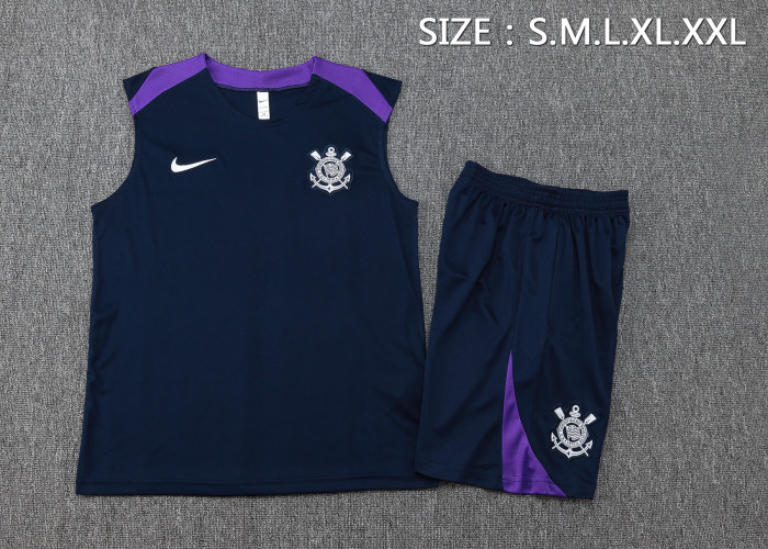 24-25 Corinthians High Quality Tank Top And Shorts Suit
