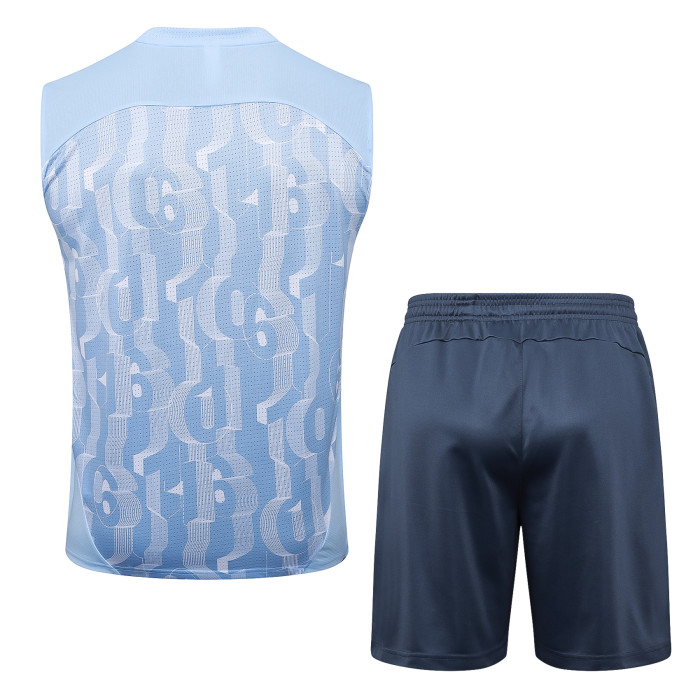 24-25 Manchester City High quality Tank Top And Shorts Suit