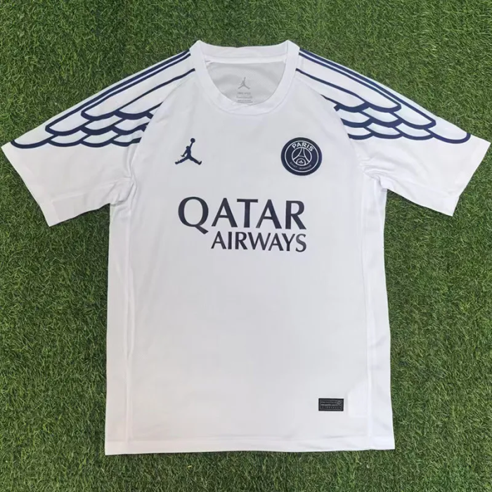 25-26 Paris Saint-Germain White Special Edition Fans Training shirts