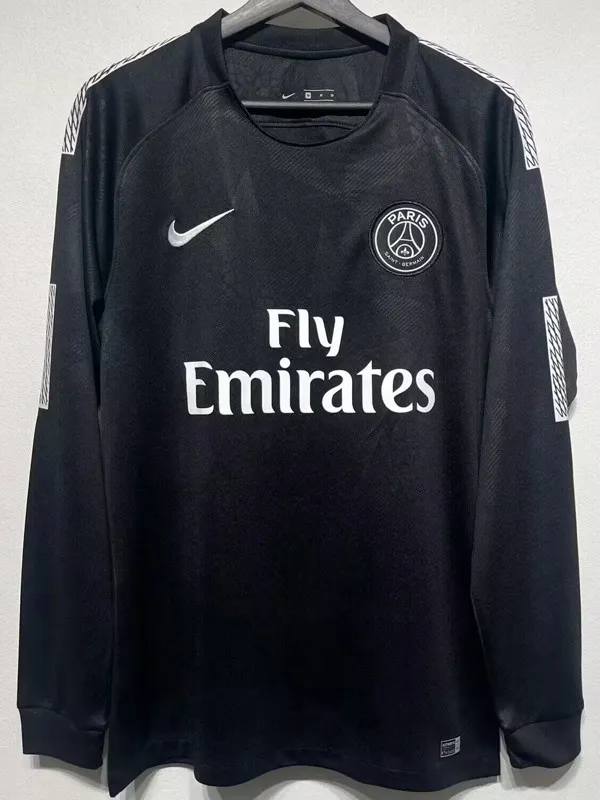 2017-2018 Paris Saint-Germain Paris Third Long Sleeve Retro Soccer Jersey (长袖)