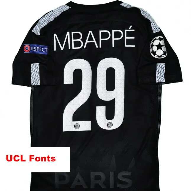 2017-2018 Paris Saint-Germain Paris Third Long Sleeve Retro Soccer Jersey (长袖)