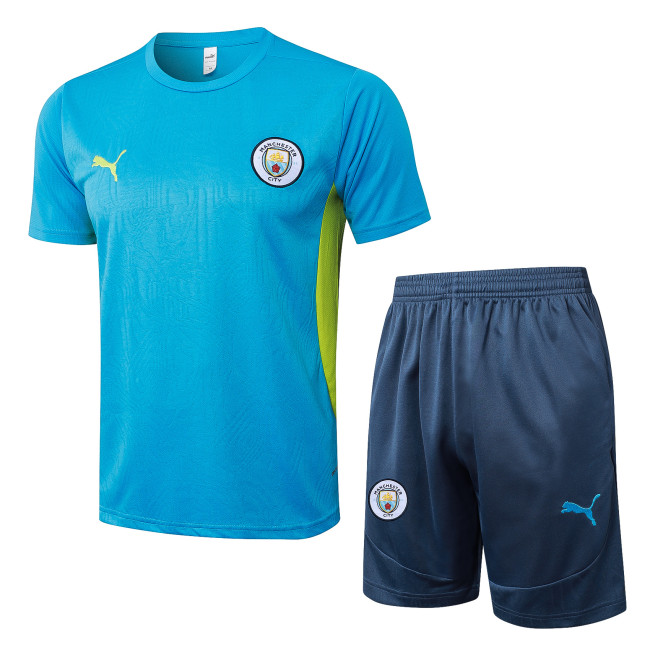 24-25 Manchester City High Quality Training Short Suit