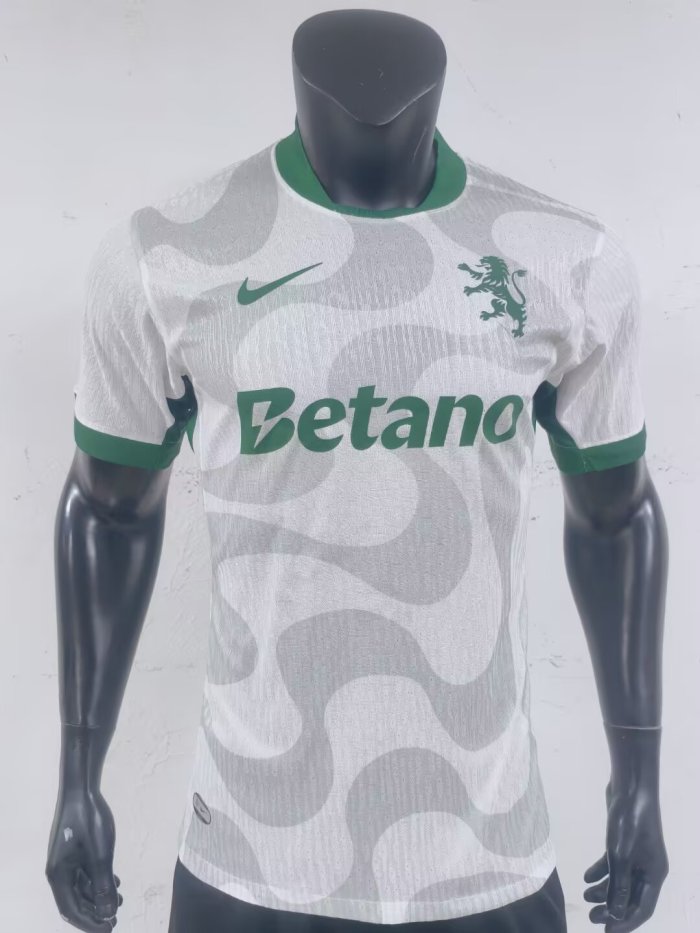 25-26 Sporting Lisbon Away Player Version Soccer Jersey