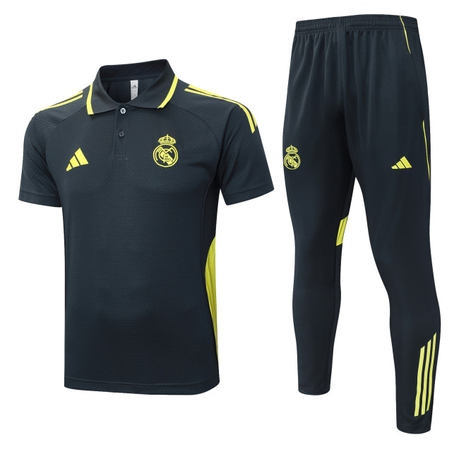 25-26 Real Madrid High Quality Polo Tracksuit