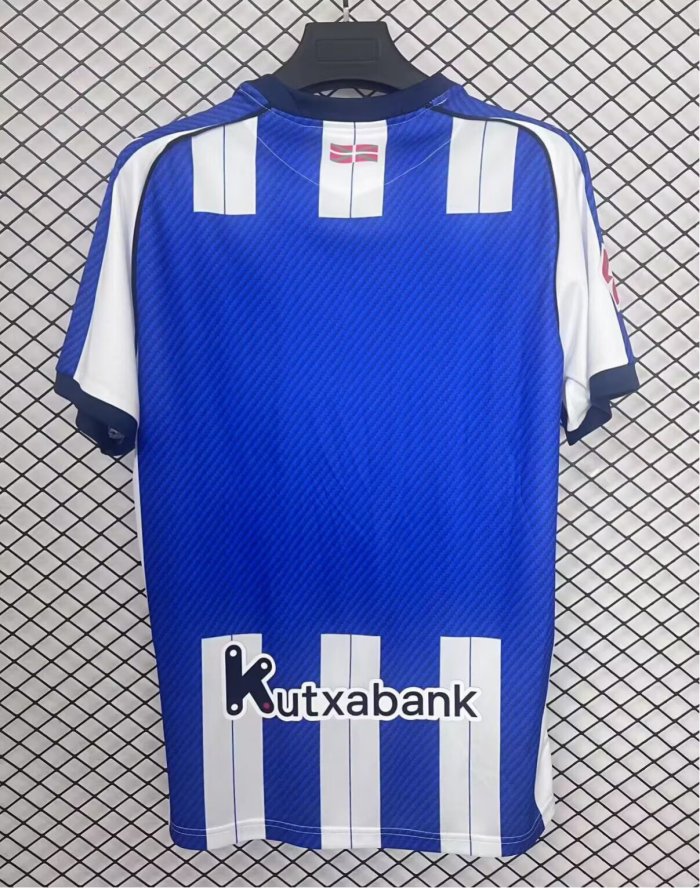 25-26 Real Sociedad Home Fans Soccer Jersey