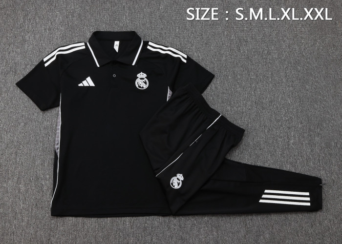 25-26 Real Madrid High Quality Polo Tracksuit