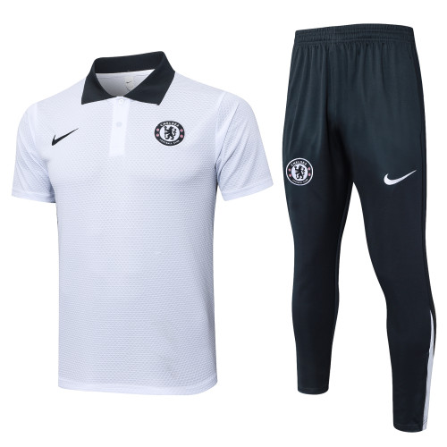 25-26 Chelsea High Quality Polo Tracksuit