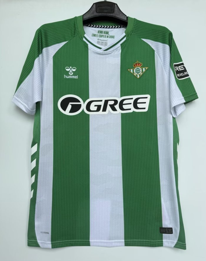 25-26 Real Betis Home Fans Soccer Jersey
