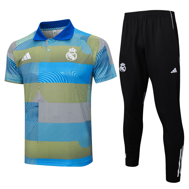 25-26 Real Madrid High Quality Polo Tracksuit