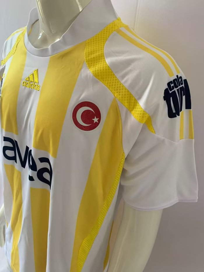 2007-2008 Fenerbahce Away Retro Soccer Jersey
