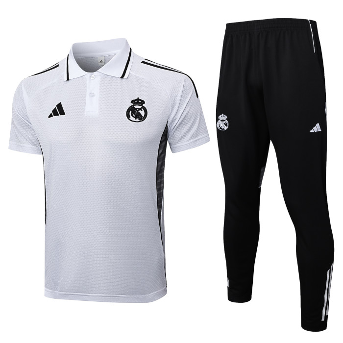 25-26 Real Madrid High Quality Polo Tracksuit