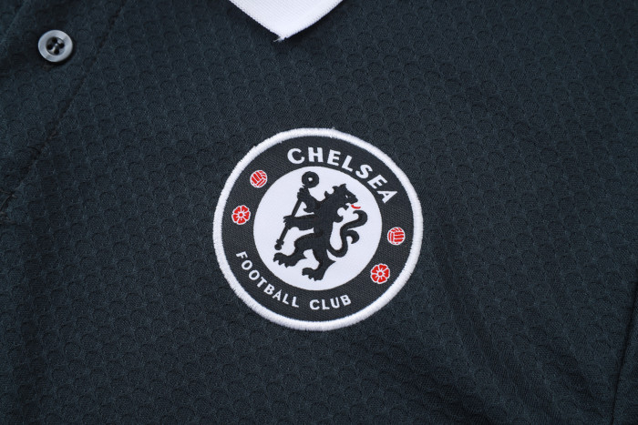 25-26 Chelsea High Quality Polo Tracksuit