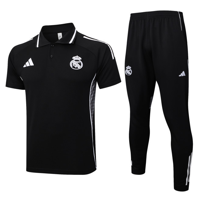 25-26 Real Madrid High Quality Polo Tracksuit