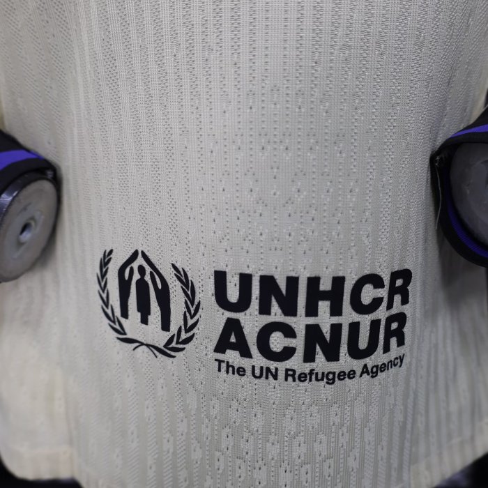 25-26 Barcelona Away Long Sleeve Player Version Soccer Jersey (长袖球员)