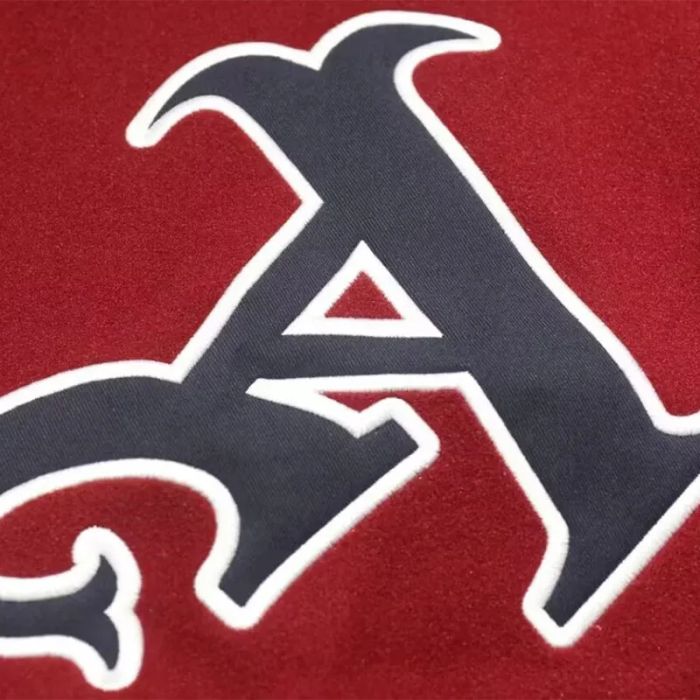 25-26 Arsenal Brown Red Cotton Baseball Jacket