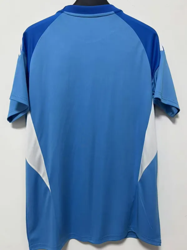 25-26 Leeds United Blue Goalkeeper Fans Soccer Jersey