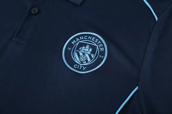 25-26 Manchester City High Quality Polo Tracksuit