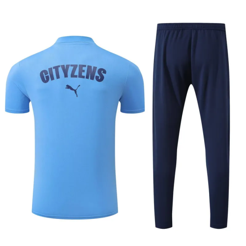 25-26 Manchester City High Quality Polo Tracksuit