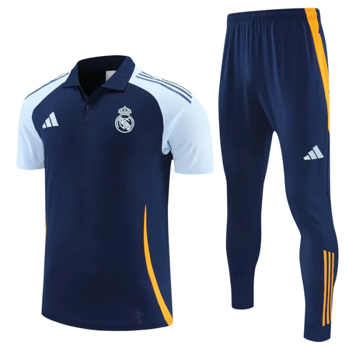 25-26 Real Madrid High Quality Polo Tracksuit