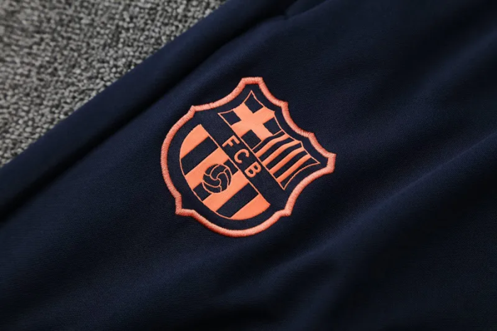25-26 Barcelona High Quality Half Pull Tracksuit