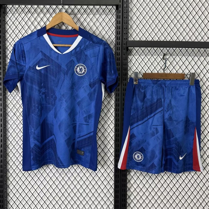 25-26 Chelsea Home Kids Soccer Jersey